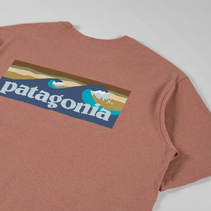 Patagonia Boardshort Logo Pocket Responsibili-Tee Sienna Clay-2
