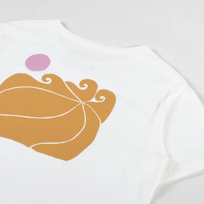 Patagonia Womens Sunrise Rollers Organic Easy Cut T Shirt Birch White-6