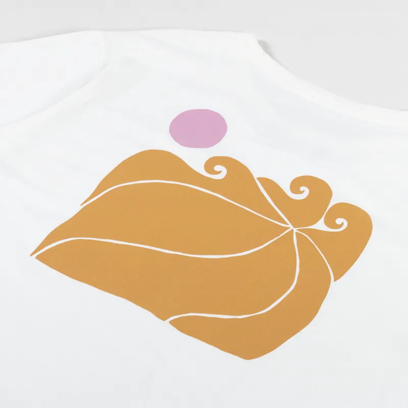 Patagonia Womens Sunrise Rollers Organic Easy Cut T Shirt Birch White-8