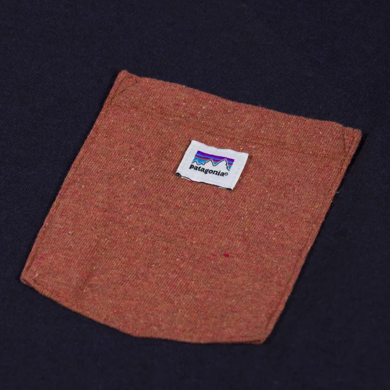 Patagonia Shop Sticker Pocket Responsibili-Tee Piton Purple-2