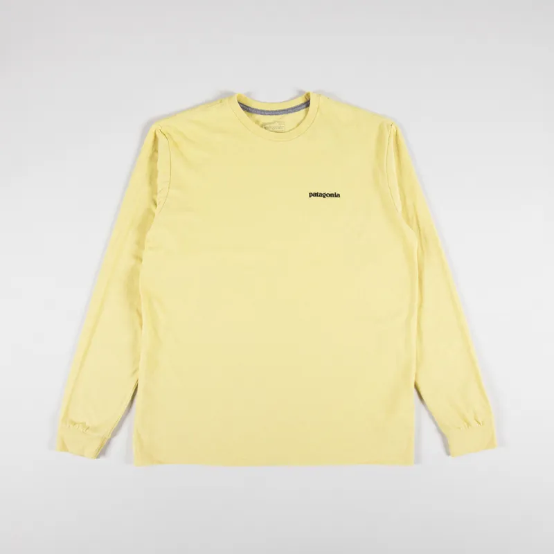 Patagonia Long Sleeve P-6 Logo Responsibili-Tee Milled Yellow-1