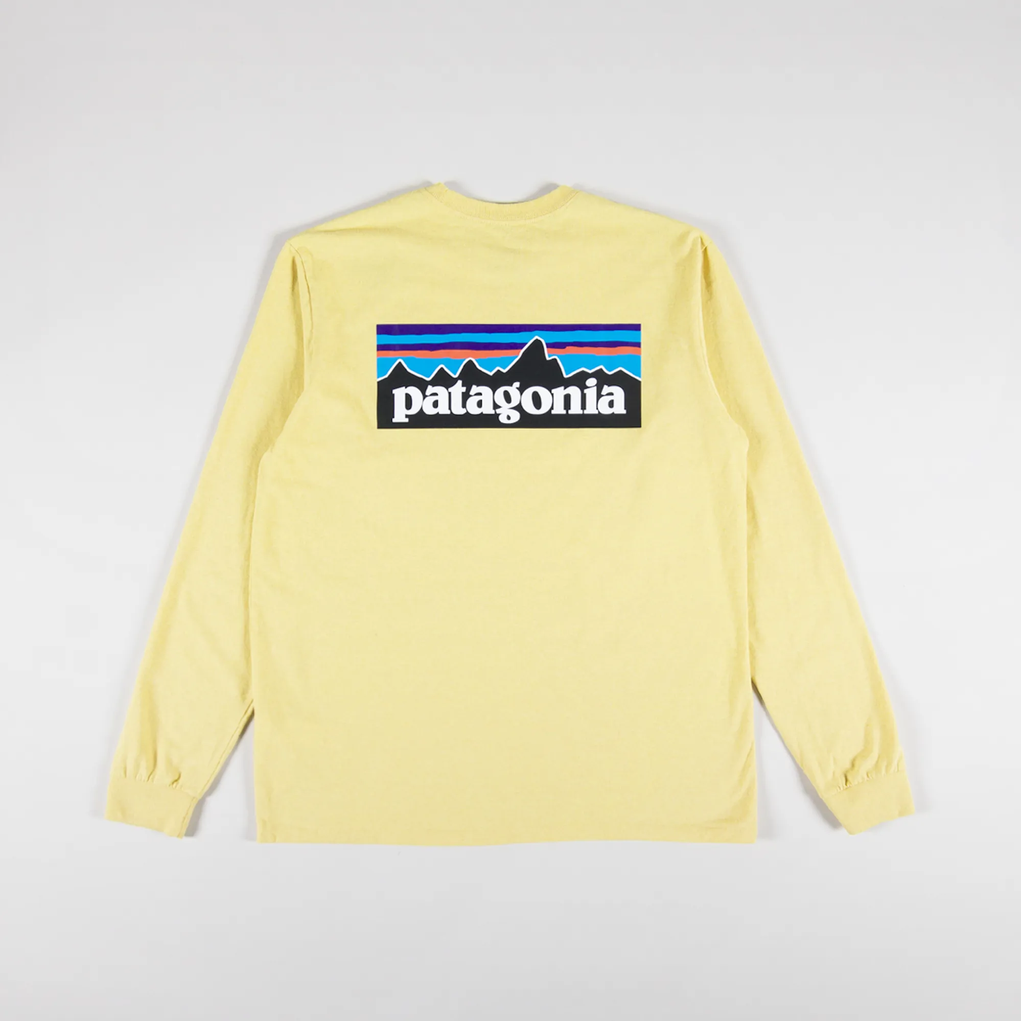 Patagonia Long Sleeve P 6 Logo Responsibili Tee Milled Yellow patagonia-long-sleeve-p-6-logo-responsibili-tee-milled-yellow