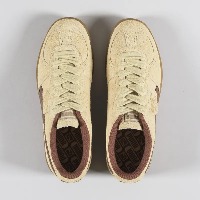 Puma Palermo Hairy Shoes Chamomile Brown Mushroom-4