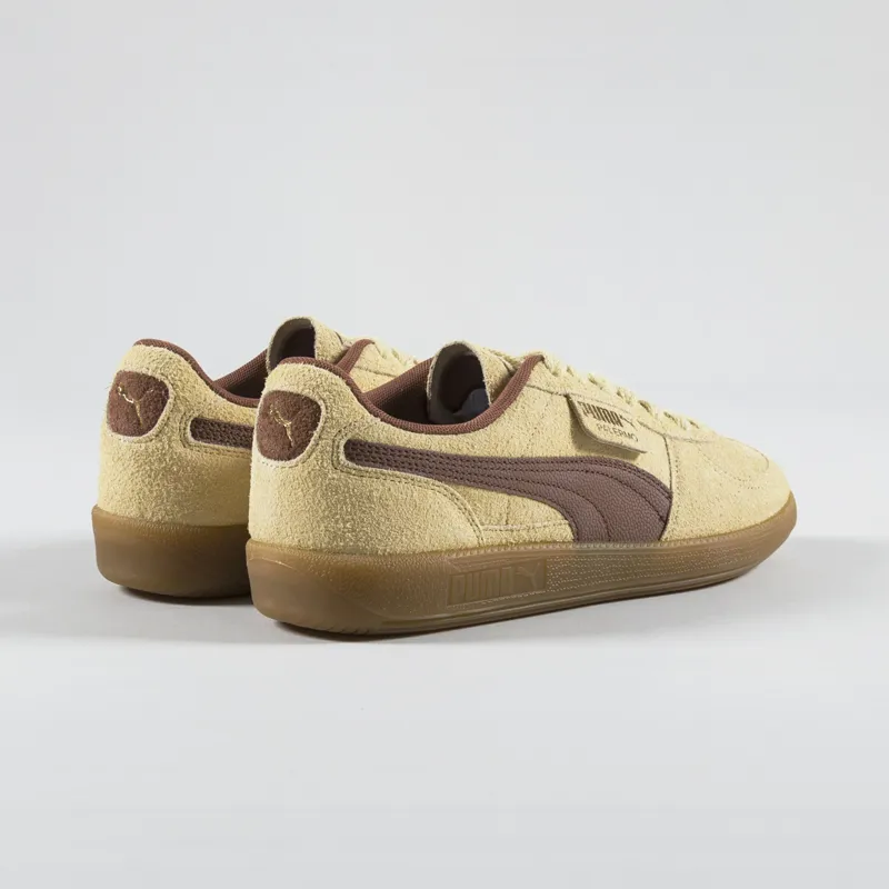 Puma Palermo Hairy Shoes Chamomile Brown Mushroom-2