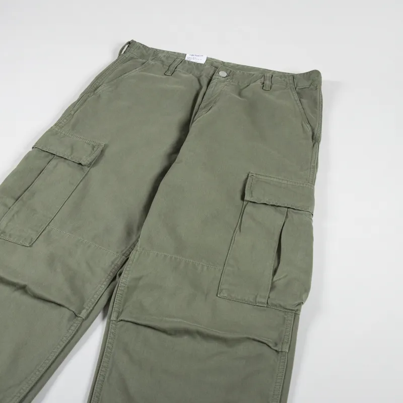 Carhartt WIP Regular Cargo Pant Dollar Green Moraga Twill-4