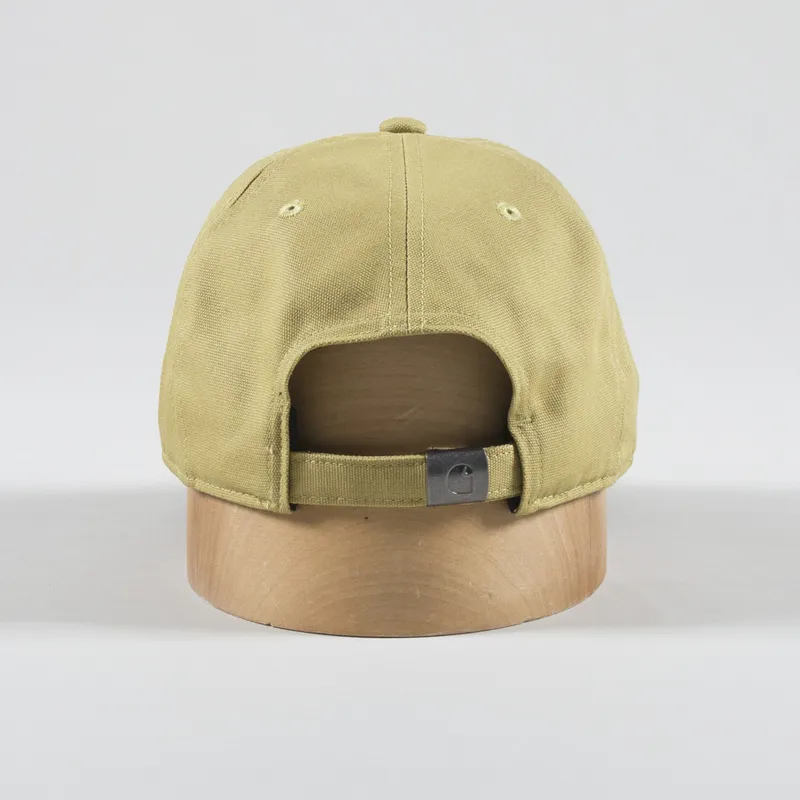 Carhartt WIP Canvas Script Cap Agate White-3