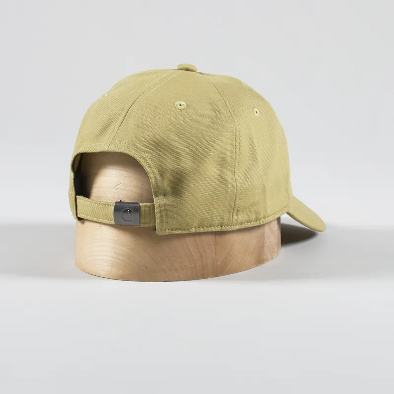 Carhartt WIP Canvas Script Cap Agate White-2