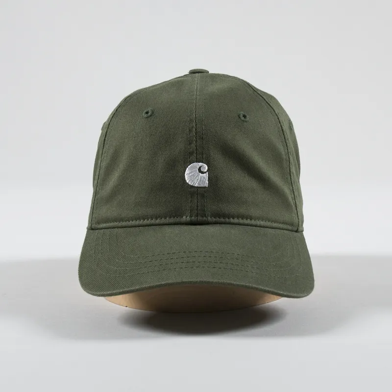 Carhartt WIP Madison Logo Cap Dundee White-1