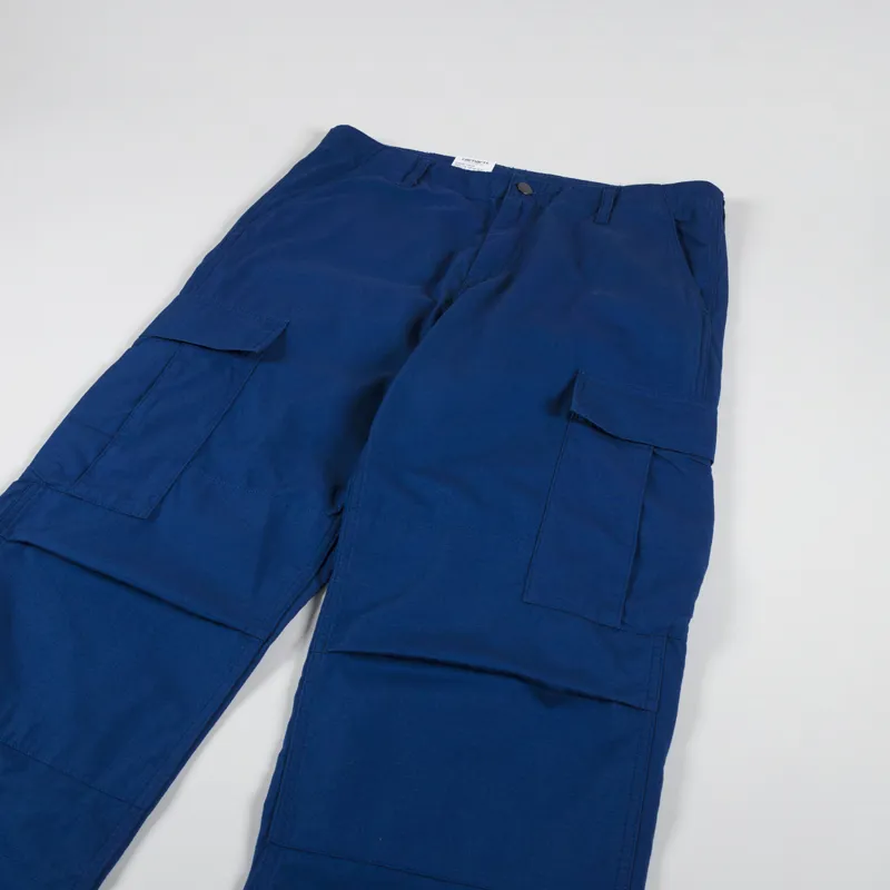 Carhartt WIP Regular Cargo Pant Elder Rinsed Columbia Ripstop-4