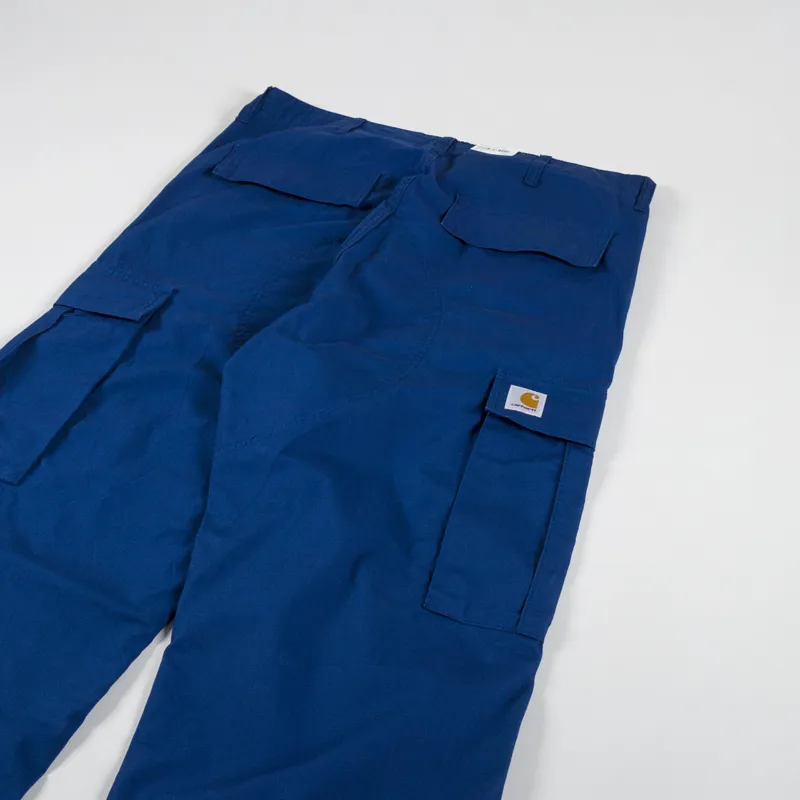 Carhartt WIP Regular Cargo Pant Elder Rinsed Columbia Ripstop-3
