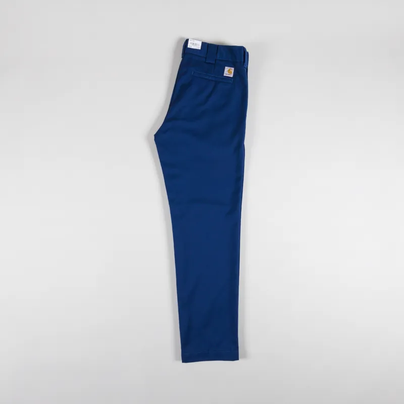 Carhartt WIP Master Pant Elder Rinsed Denison Twill-2