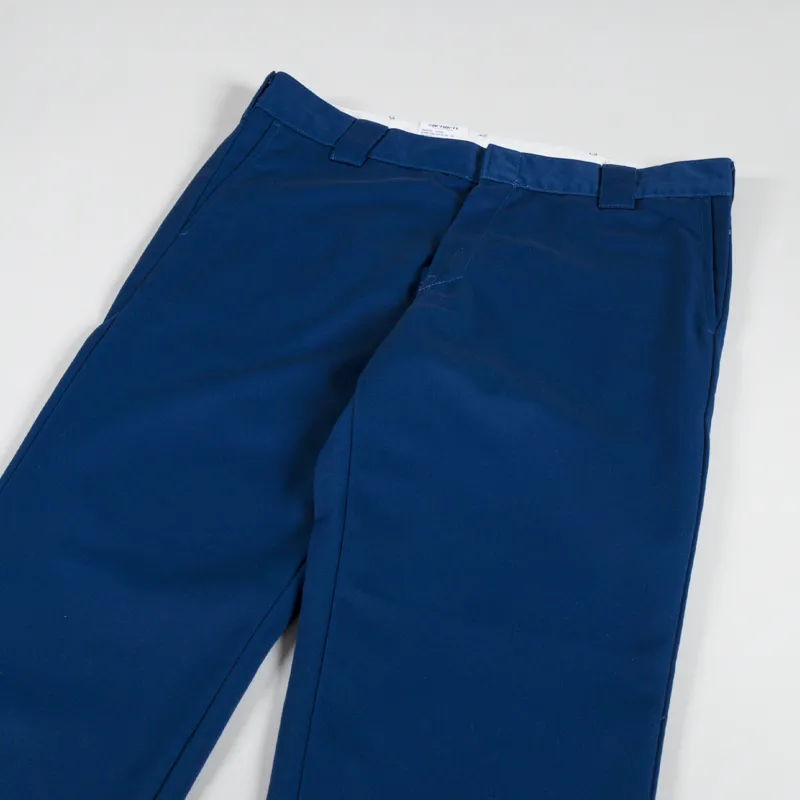 Carhartt WIP Master Pant Elder Rinsed Denison Twill-4