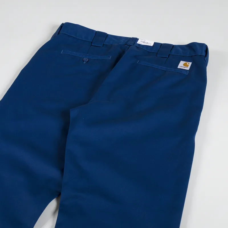 Carhartt WIP Master Pant Elder Rinsed Denison Twill-3