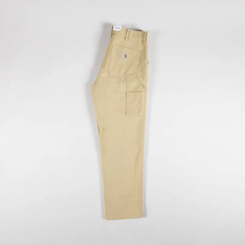 Carhartt WIP Single Knee Pant Bourbon Aged Dearborn Canvas-2