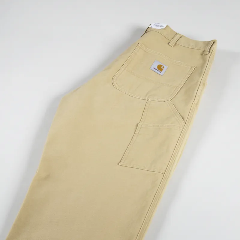 Carhartt WIP Single Knee Pant Bourbon Aged Dearborn Canvas-4