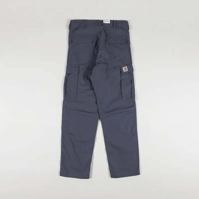 Carhartt WIP Mens Regular Cargo Pant Zeus Rinsed Columbia Ripstop