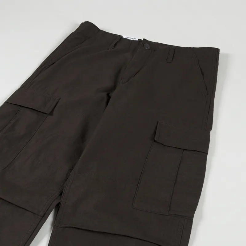 Carhartt WIP Regular Cargo Pant Tobacco Rinsed Columbia Ripstop-4