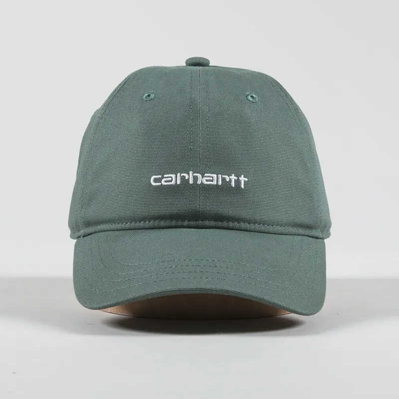 Carhartt WIP Canvas Script Cap Park White-1