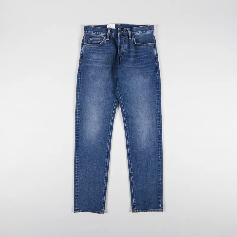 Carhartt WIP Klondike Pant Blue Dark Used Wash Maitland Denim-1