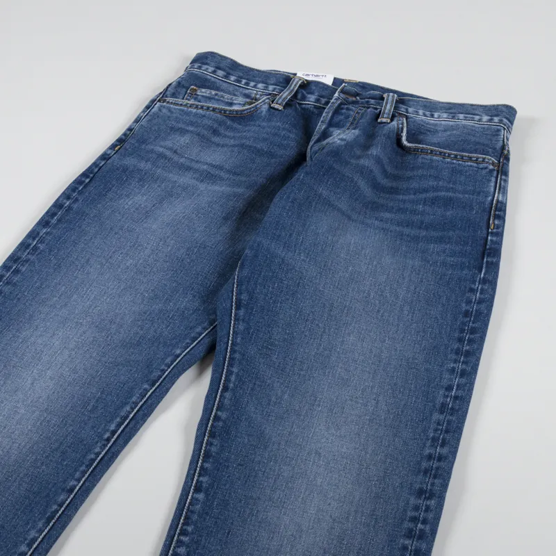 Carhartt WIP Klondike Pant Blue Dark Used Wash Maitland Denim-4