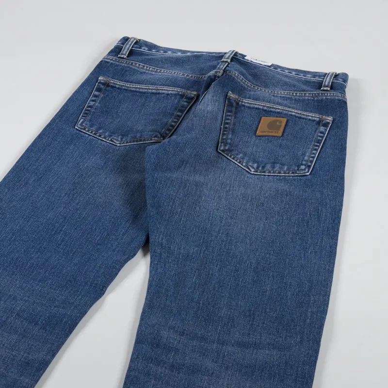 Carhartt WIP Klondike Pant Blue Dark Used Wash Maitland Denim-3