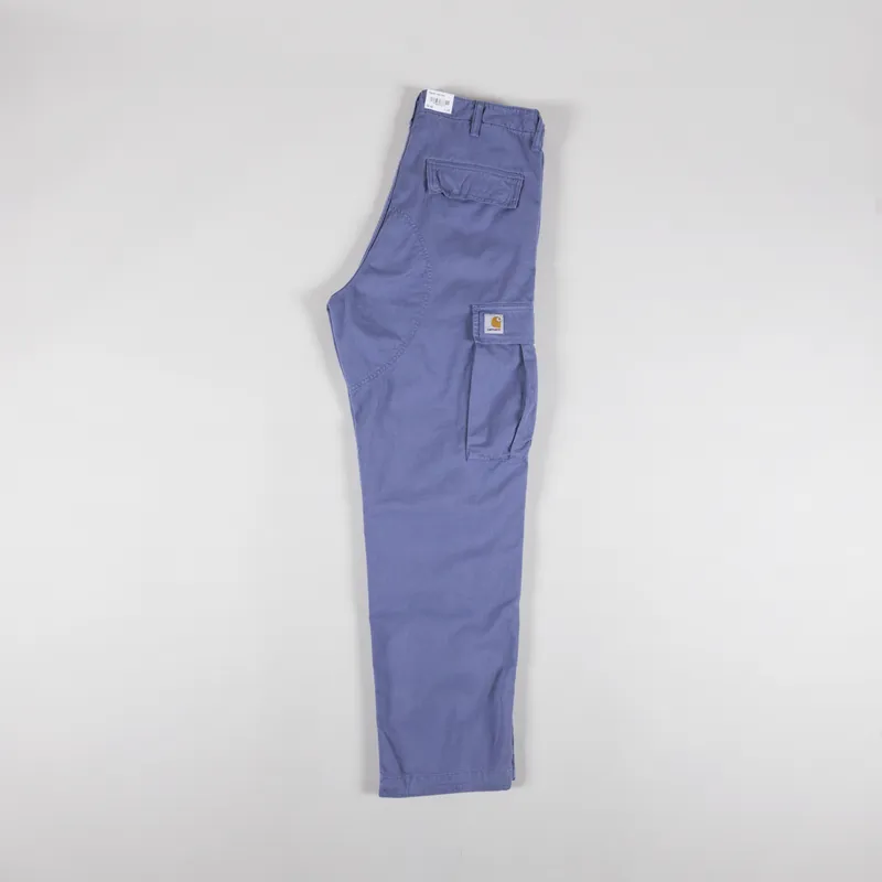 Carhartt WIP Regular Cargo Pant Bay Blue Moraga Twill-2