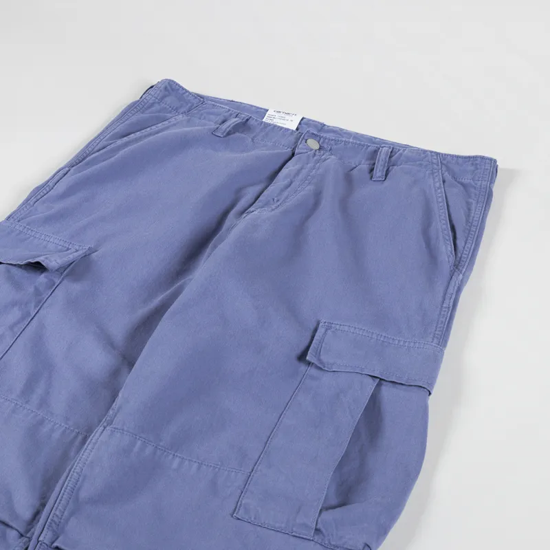 Carhartt WIP Regular Cargo Pant Bay Blue Moraga Twill-4