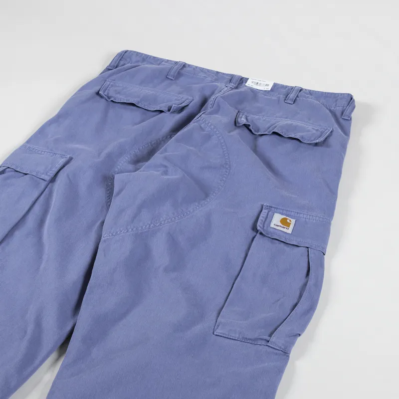 Carhartt WIP Regular Cargo Pant Bay Blue Moraga Twill-3