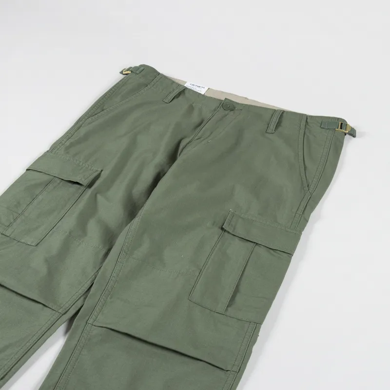 Carhartt WIP Aviation Pant Dollar Green-3