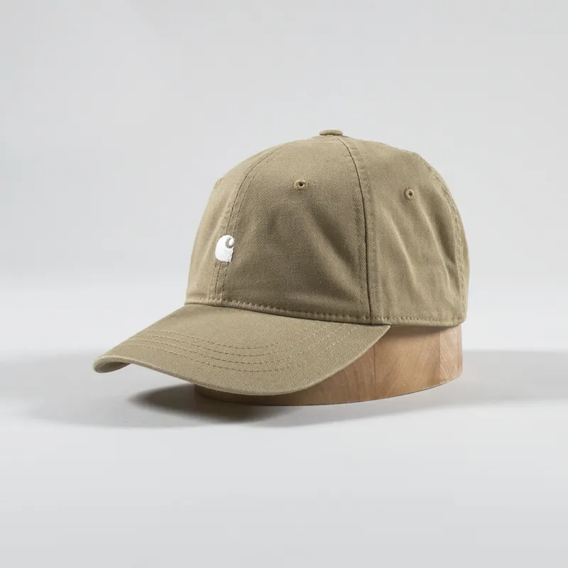 Carhartt WIP Madison Logo Cap Agate White
