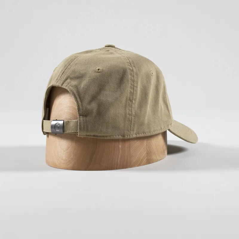 Carhartt WIP Madison Logo Cap Agate White-2