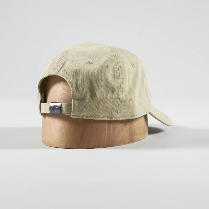 Carhartt WIP Madison Logo Cap Beryl White-2