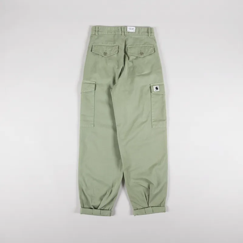 Carhartt WIP Womens Collins Pant Misty Green Moraga Twill-4