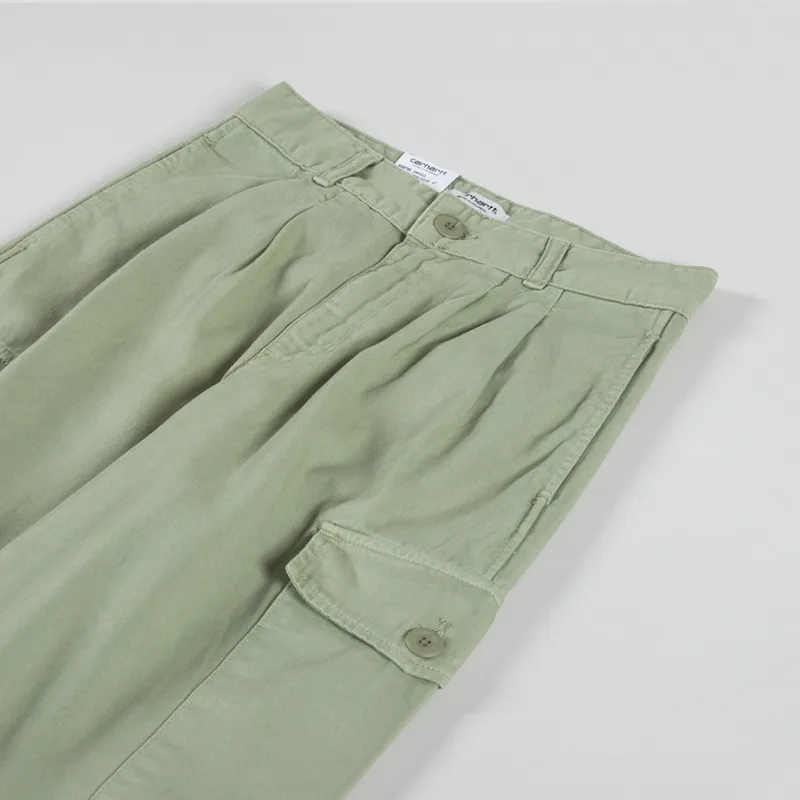 Carhartt WIP Womens Collins Pant Misty Green Moraga Twill-8