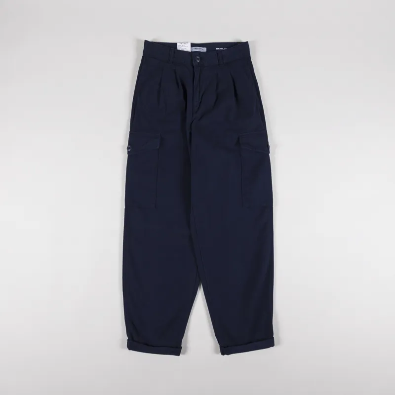 Carhartt WIP Womens Collins Pant Air Force Blue Moraga Twill-5