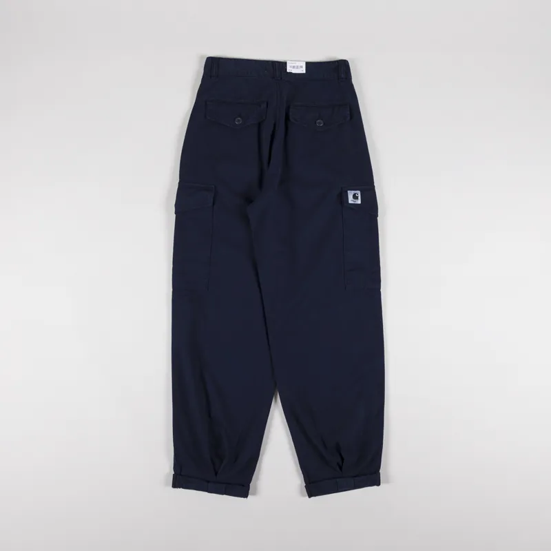 Carhartt WIP Womens Collins Pant Air Force Blue Moraga Twill-4