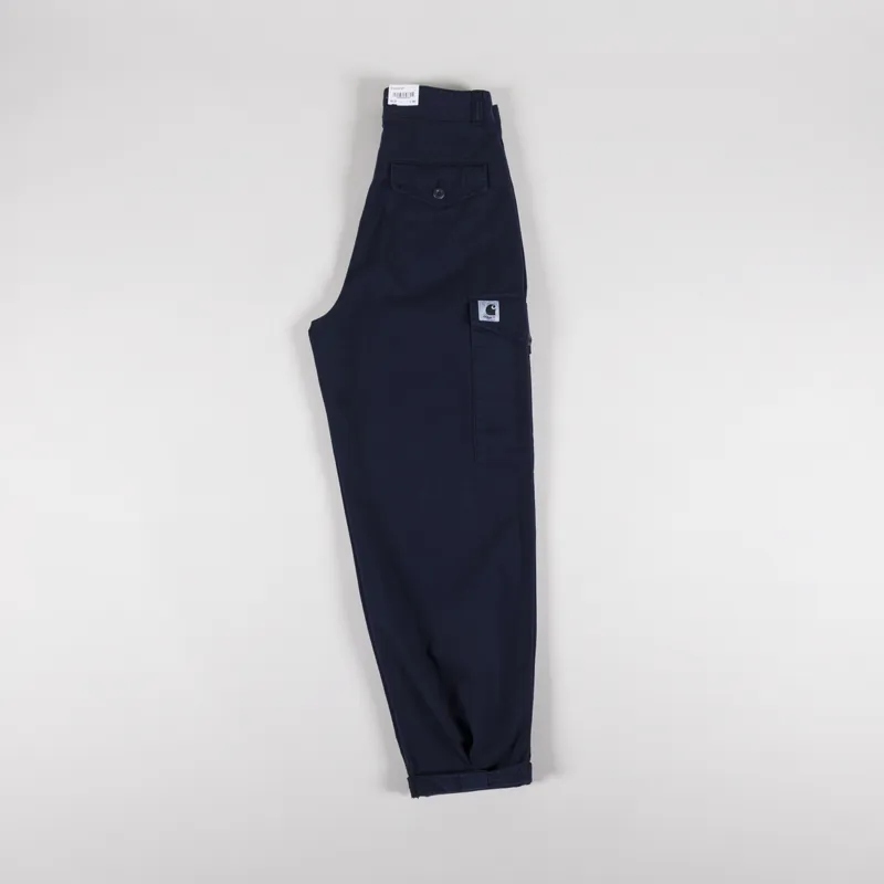 Carhartt WIP Womens Collins Pant Air Force Blue Moraga Twill-6