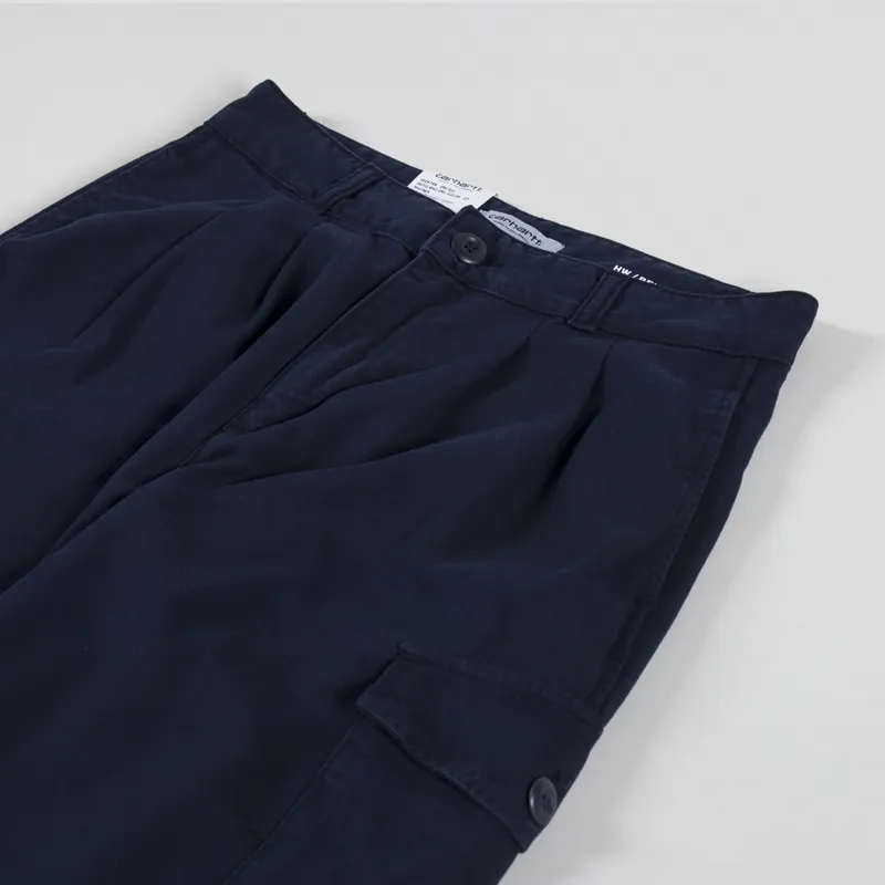Carhartt WIP Womens Collins Pant Air Force Blue Moraga Twill-8