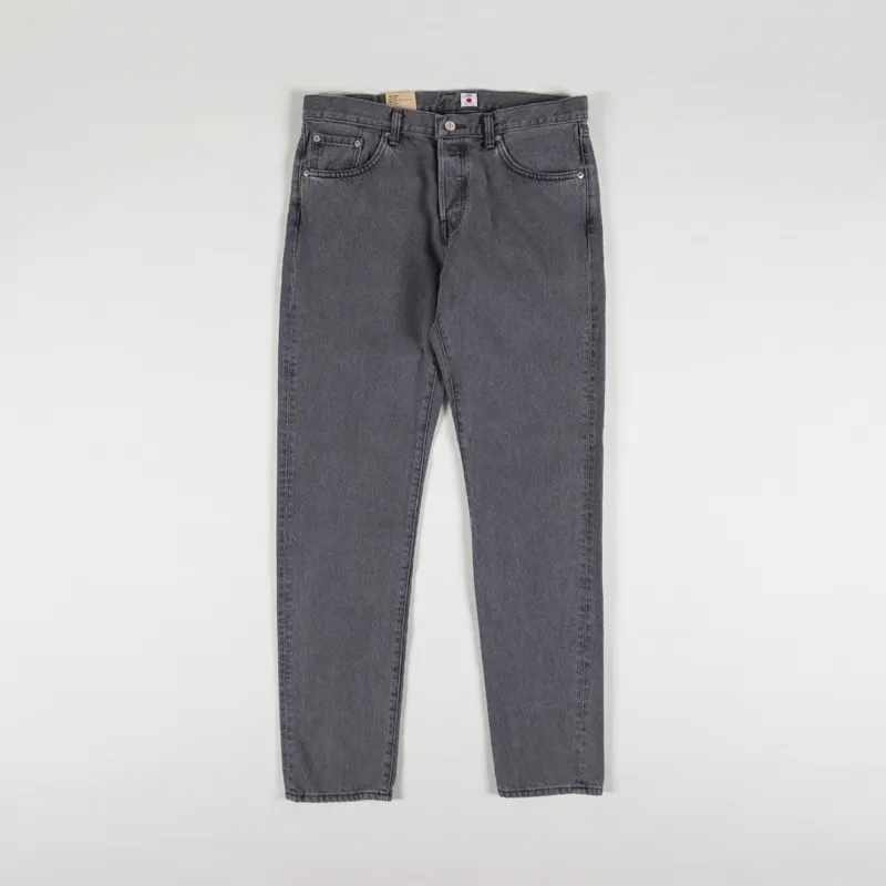 Edwin Regular Tapered Jeans Black Light Used-1