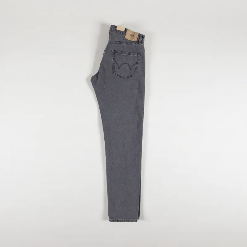 Edwin Regular Tapered Jeans Black Light Used-2