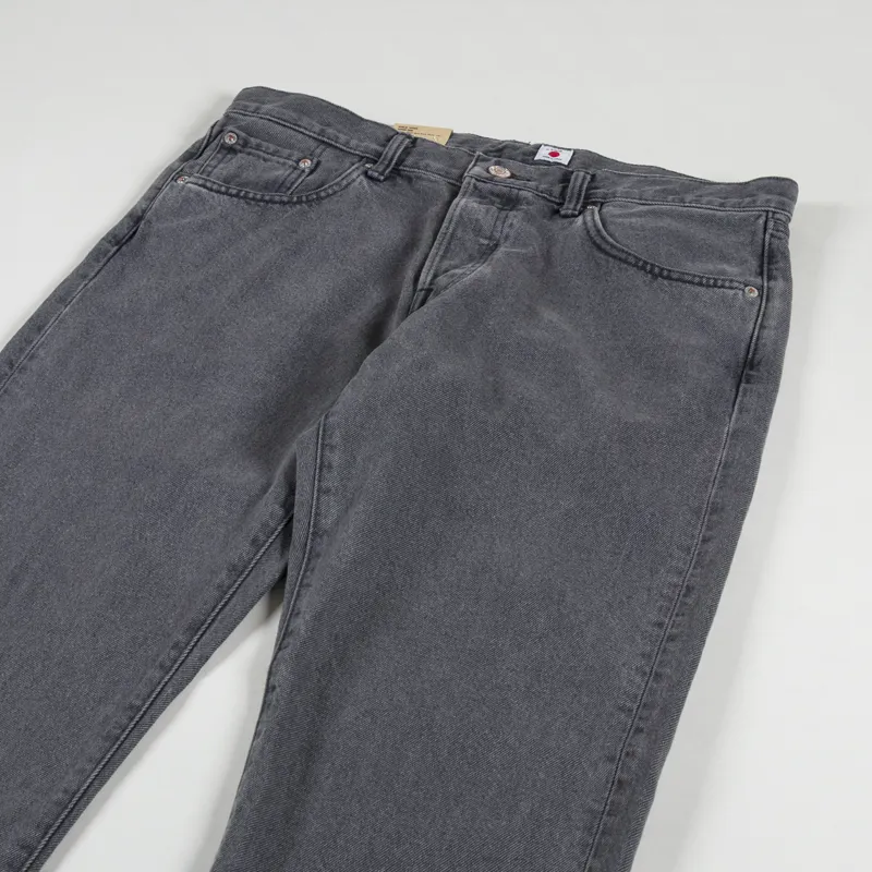 Edwin Regular Tapered Jeans Black Light Used-3