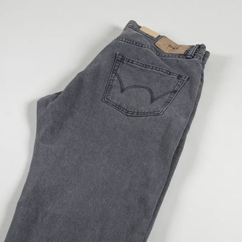Edwin Regular Tapered Jeans Black Light Used-5