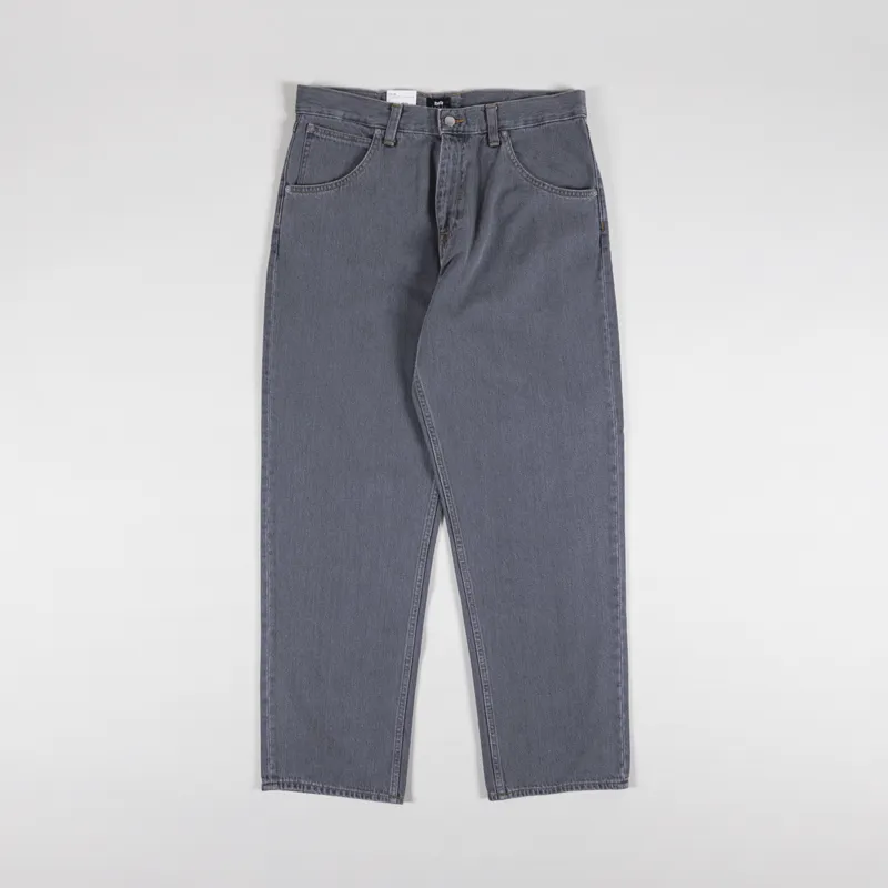 Edwin Tyrell Pant Black Heavy Bleach Wash-1