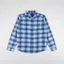 Patagonia Cotton In Conversion Lightweight Fjord Flannel Shirt Blue Bird