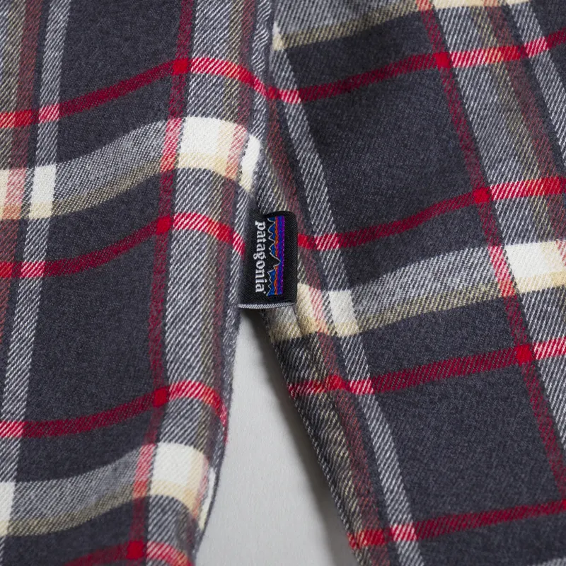 Patagonia Lightweight Fjord Flannel Shirt Major Ink Black-7