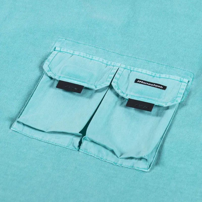 Manastash Disarmed T Shirt Green-2