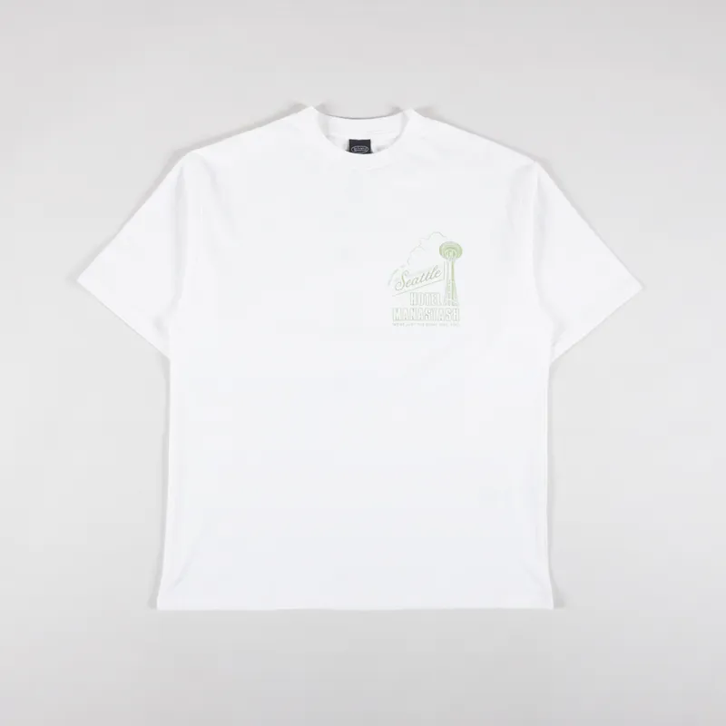Manastash CiTee Hotel T Shirt White-1