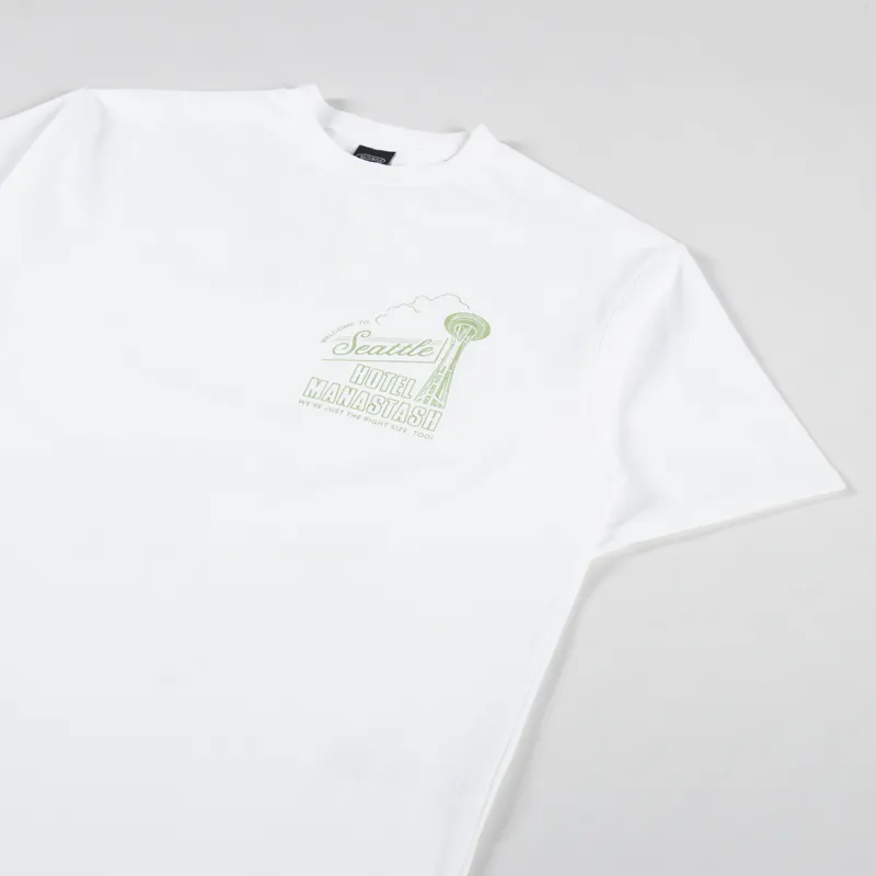 Manastash CiTee Hotel T Shirt White-3