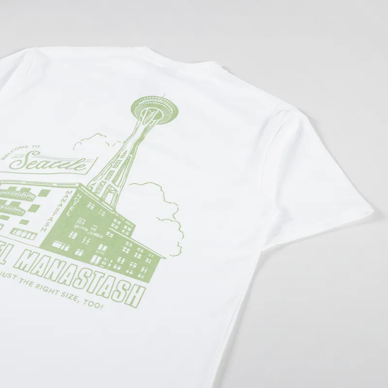 Manastash CiTee Hotel T Shirt White-2