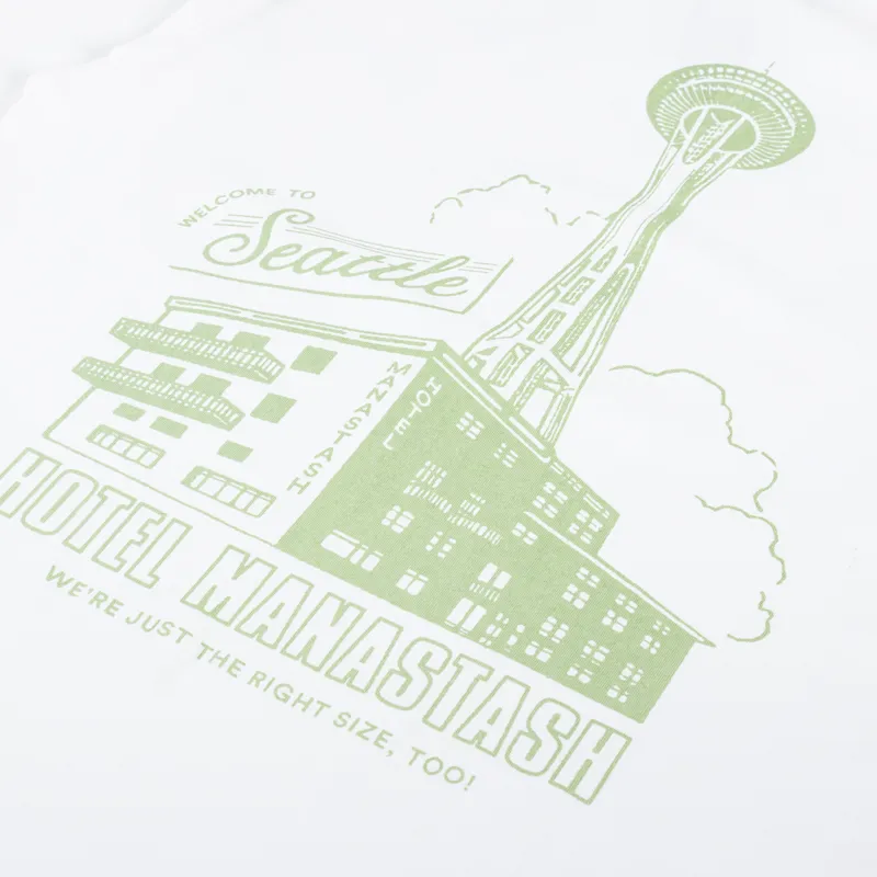 Manastash CiTee Hotel T Shirt White-4